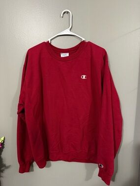 Champion Men's Crewneck Sweatshirt - Deep Red